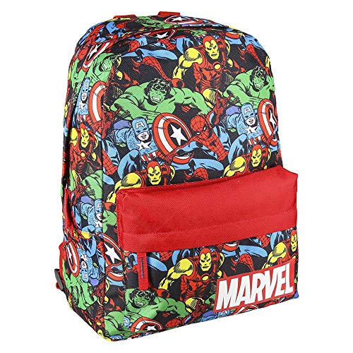 Cerdá - Mochila Infantil Estamapada The Avangers - Licencia Oficial Marvel Studios