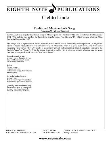 Cielito Lindo: Conductor Score & Parts (Eighth Note Publications)