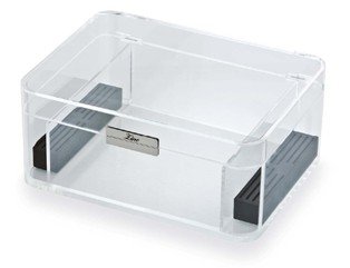 Cigarros Humidor Zino acrílico transparente