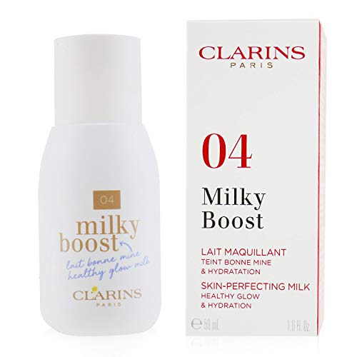 Clarins Milky Boost, Leche de Maquillaje, 04 Auburn (3380810368956)