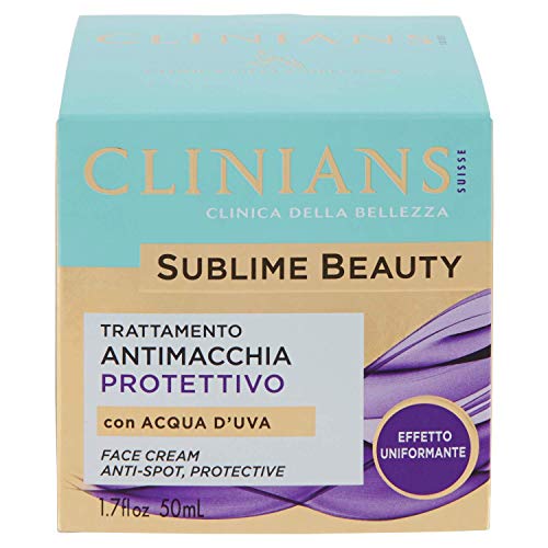 CLINIANS SUBLIME BEAUTY tratamiento antimanchas - efecto uniformador para pieles maduras, con agua de uva, 50mL