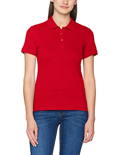 Clique Classic Womens Marion, Polo para Mujer, Rojo, 44 EU (Talla fabricante:XX-Large)