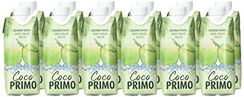 Coco Primo 100 % Agua de Coco Pura - 12 Tetra Pack