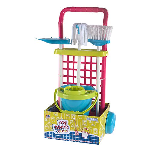 ColorBaby - Carrito limpieza, 55 cm My Home Colors (43282)