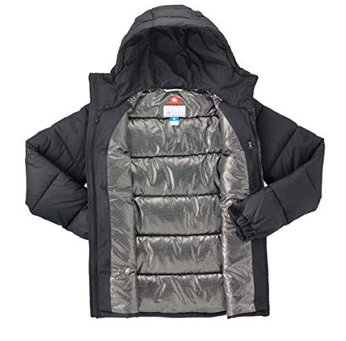 Columbia Pike Lake Chaqueta con Capucha, Hombre, Negro, L