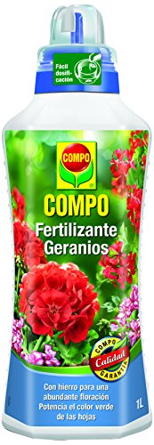 Compo 1434112011 Fertilizante Geranios 1000 ml, 28x9.3000000000000007x7.8 cm