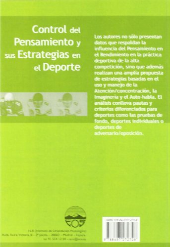 Control Del Pensamiento y sus Estrategia: 4 (Psicología y Deporte)