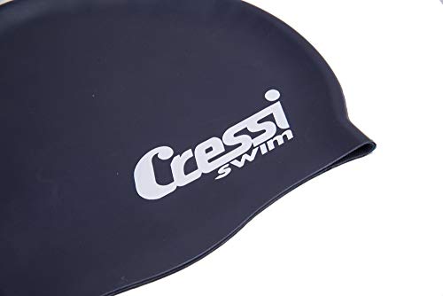 Cressi Silicone Cap Gorro de baño, Unisex Adulto, Azul Oscuro, Uni