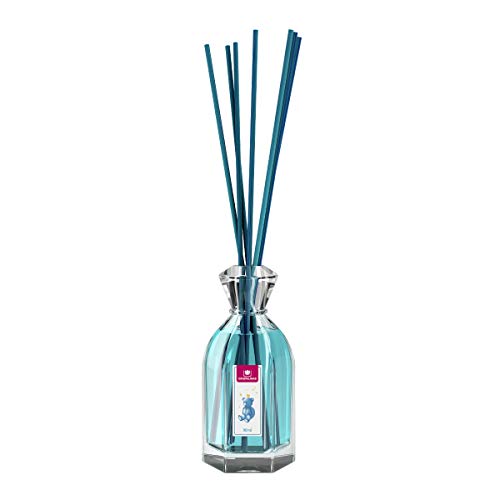 CRISTALINAS. Ambientador MIKADO Clásico. Difusor con varillas de ratán. Formula sin Alcohol. Máxima duración: más de 12 semanas. Capacidad 90ml. Disfruta de tu aroma favorito Bebé y Colonia