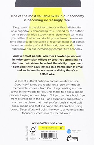 Deep Work. Rules For Focused Success In A Distracted World (Piatkus Books)