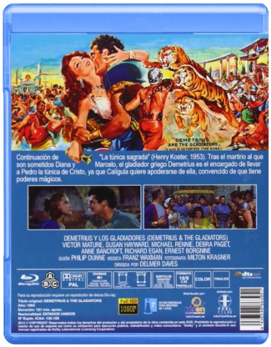 Demetrius y los gladiadores [Blu-ray]