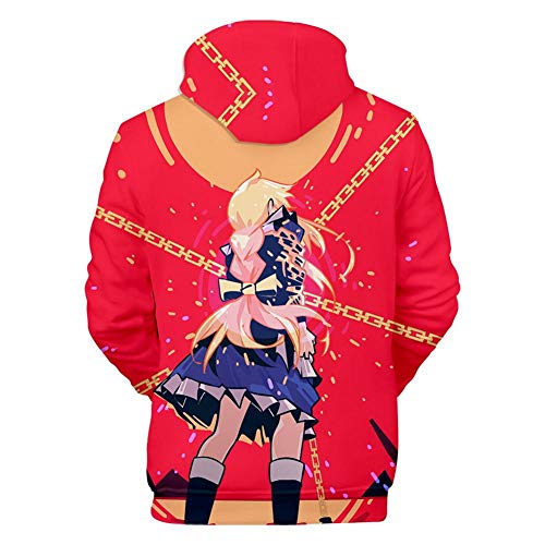 Desconocido Unisex Anime Sword Art Online Sudadera con Capucha Pareja Deportes Casual Chaqueta con Capucha Rojo M