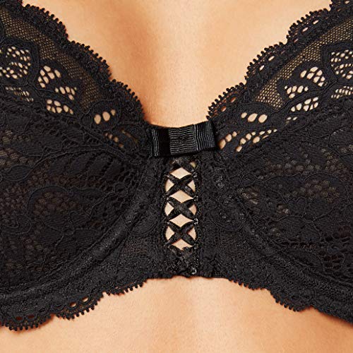 Dim Soutien-Gorge 3/4 Cup Avec Armatures SUBLIM Dentelle Sujetador con Aros, Noir (Noir 0hz), 85C para Mujer