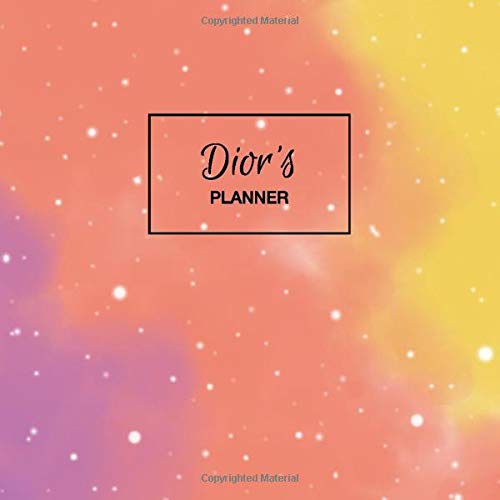 Dior's Planner: Personalized Organizer with Custom Name. Note Down Your Daily Schedule, To Do List, Goals, Tasks, Priorities. 52 Weeks (1 Full Year) with Weekly Motivational Quotes. Undated