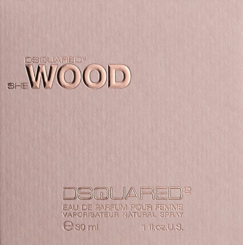 Dsquared2 She Wood, Agua de perfume para mujeres - 30 ml.