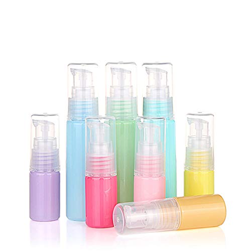 ECYC Mini Botellas VacíAs De Silicona De Viaje Contenedores 10ml, LocióN De Viaje PortáTil Gel Perfume Botellas Atomizador Atomizador, Azul