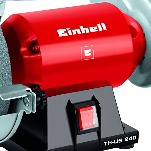 Einhell TH-US 240 -  Esmeriladora combinada, 4 patas de goma antideslizantes, 230 V, 240 W (ref. 4466150)