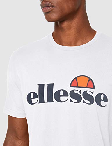 Ellesse SL Prado Sr Camiseta de Manga Corta, Hombre, Blanco (White), S