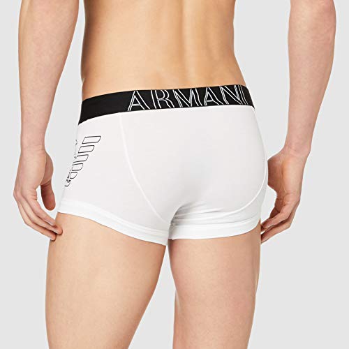 Emporio Armani 111866CC735 Bóxer, Blanco (White 00010), Medium (Tamaño del Fabricante:M) para Hombre