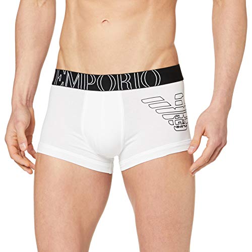 Emporio Armani 111866CC735 Bóxer, Blanco (White 00010), Medium (Tamaño del Fabricante:M) para Hombre