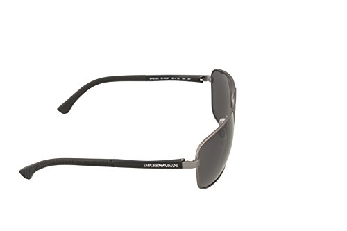 Emporio Armani 313087 Gafas de sol, Gunmetal Rubber, 64 para Hombre