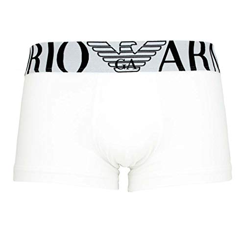 Emporio Armani CC716 111389_00010 Bóxer, Blanco (White), Medium (Tamaño del Fabricante:M) para Hombre