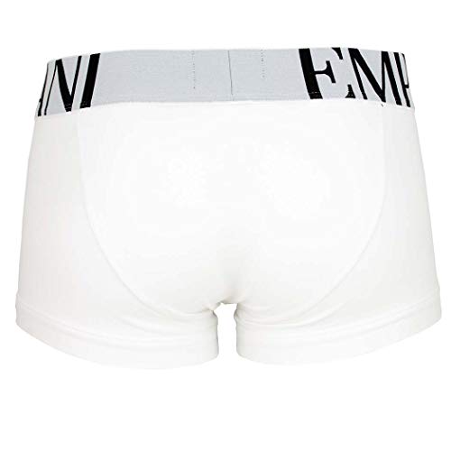 Emporio Armani CC716 111389_00010 Bóxer, Blanco (White), Medium (Tamaño del Fabricante:M) para Hombre