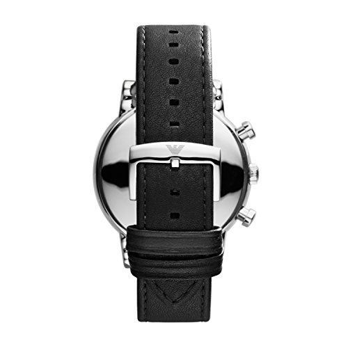 Emporio Armani Reloj para Hombre de Cuarzo con Correa en Cuero AR1807