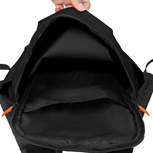 Eono Essentials - Mochila Ultraligera Resistente al Agua, Ideal para Viajes y Actividades al Aire Libre, para Hombre, Mujer y niño (10 L) (Negro)