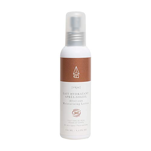 EQ | After Sun Loción Orgánica - Hidratante, Calmante y Refrescante - con Aloe Vera y Manteca de Karité - Ingredientes Naturales - Cuidado después del sol - Fragancia Coco - 130 ml