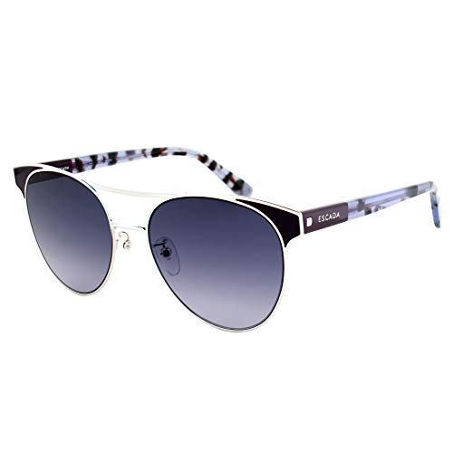 Escada SES938-0523 Gafas, plateado-morado, 55/19/140 para Mujer