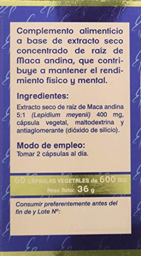 ESTADO PURO MACA 2000 mg 60 Capsulas