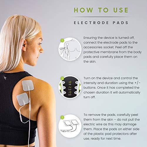 Estimulador Circulatorio Eléctrico - Mejora Circulación Piernas, Masajeador Impulsos Eléctricos, Alivia El Dolor, Electroestimulador Muscular Piernas y Cuerpo, Control Remoto 99 niveles intensidad