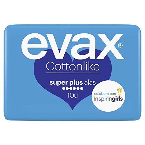 Evax Cottonlike Super Plus Compresas con Alas - 10 unidades - [pack de 4]