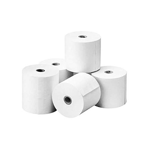 Fabrisa 4575511 - Rollo de papel térmico sumadora, 57 mm x 55 mm x 12 m, pack de 10