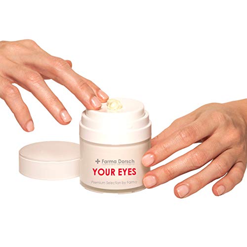 Farma Dorsch Your Eyes - Contorno de Ojos Premium, Crema Hidratante para tratar Bolsas y Ojeras, Reafirmante de Párpados, con Efecto Anti Arrugas, 15 ml