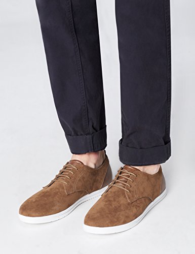 find. Zapatos de Sport Estilo Derby para Hombre, Marrón (Tan), 40 EU