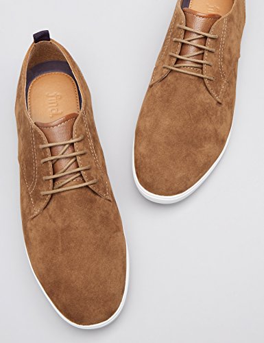 find. Zapatos de Sport Estilo Derby para Hombre, Marrón (Tan), 40 EU