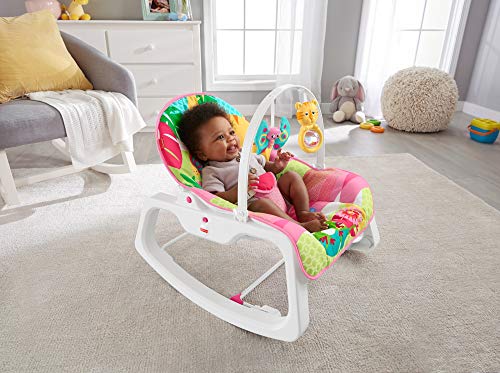 Fisher-Price GNV70 Rock and Roar - Hamaca Crece Conmigo, Silla para Bebé