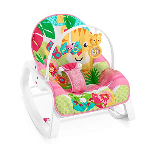 Fisher-Price GNV70 Rock and Roar - Hamaca Crece Conmigo, Silla para Bebé