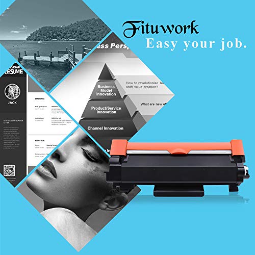 FITU WORK TN2420 TN2410 (con Chip) Cartucho Toner Compatible para Brother HL-L2310D HL-L2350DW HL-L2370DN HL-L2375DW DCP-L2510D DCP-L2530DW DCP-L2550DN MFC-L2710DW MFC-L2730DW MFC-L2750DW (1 x Negro)