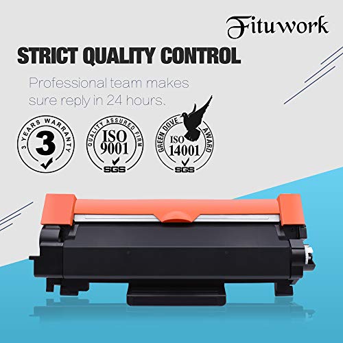 FITU WORK TN2420 TN2410 (con Chip) Cartucho Toner Compatible para Brother HL-L2310D HL-L2350DW HL-L2370DN HL-L2375DW DCP-L2510D DCP-L2530DW DCP-L2550DN MFC-L2710DW MFC-L2730DW MFC-L2750DW (1 x Negro)