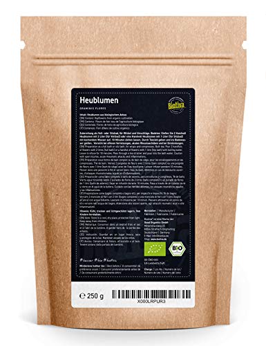 Flores de pradera orgánicas 250 g - recomendado por parteras - aflojamiento y relajación - uso para problemas reumáticos - 100% calidad orgánica