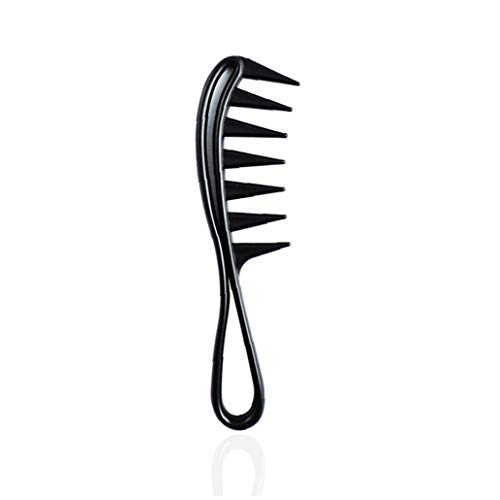 Forma De Dientes Anchos Peine Del Pelo Del Hueso De Pescados Labra La Herramienta Pincel Detangling Peluquería Wet 1pc