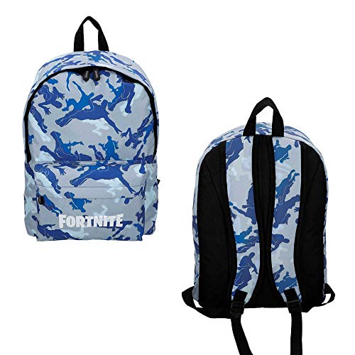 Fortnite - Mochila Camuflaje azul 31 x 43 cm (77080)