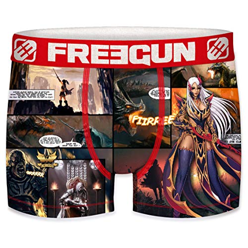 Freegun - Calzoncillos para hombre, microfibra, nueva colección Lot de 6 Fgp63 L