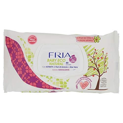 Fria FRIA BABY ECOCERT toallitas suavizantes con tapa 80 uds - kilograms