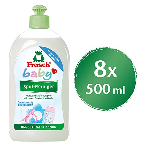 Frosch Baby - Limpiador de enjuague para bebé, 500 ml, 8 unidades (8 x 0,5 l)