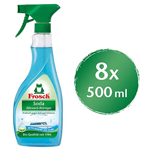 Frosch, Soda limpiador multiusos, 500 ml (paquete de 8)