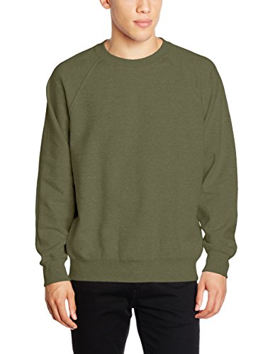 Fruit Of The Loom 62-216-0, Sudadera Para Hombre, Verde (Classic Olive), Medium